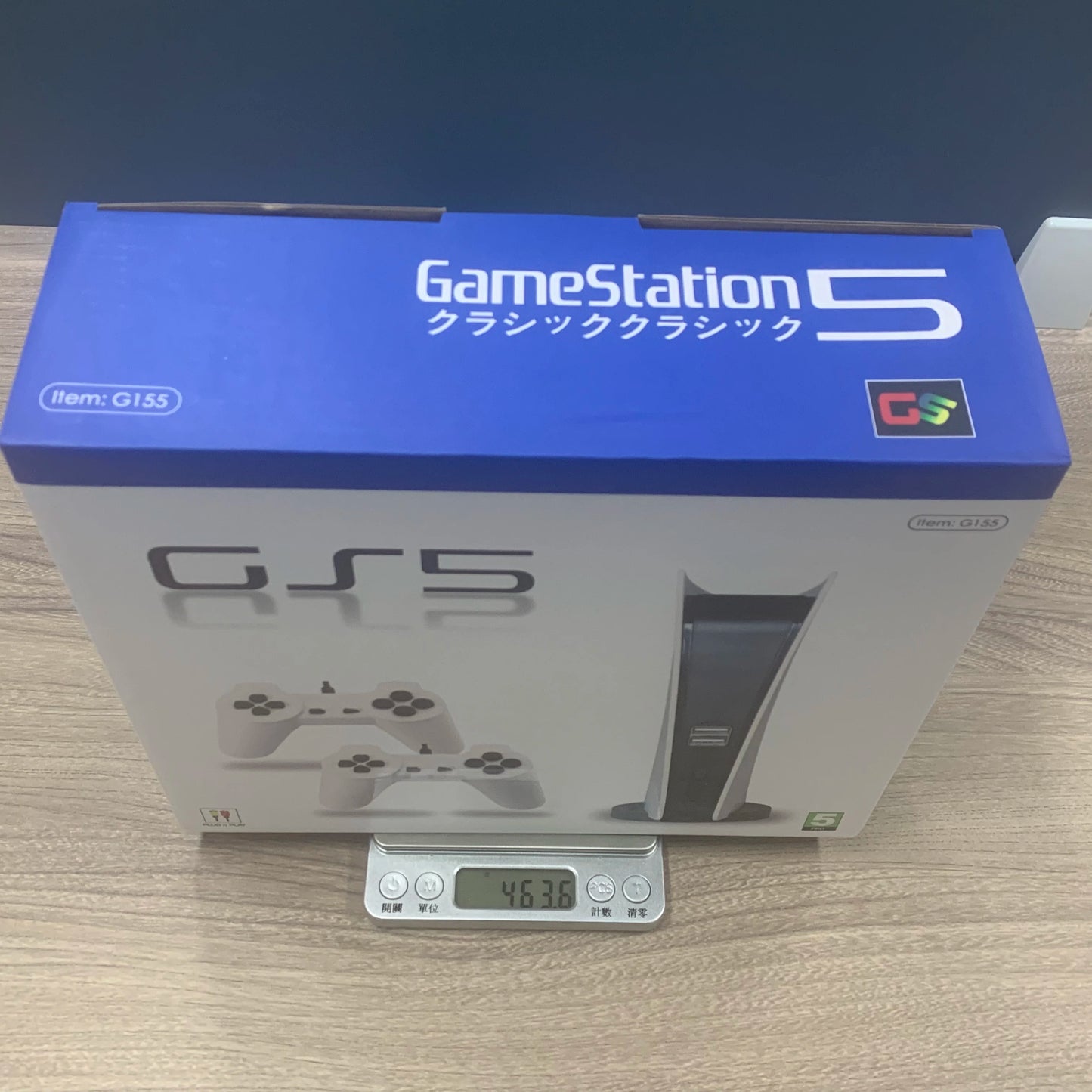 New TV Game Console 8 Bit Game Box With 200 Classic AV Output GS5 Retro Video Mini Game Station With Dual Wired Controllers