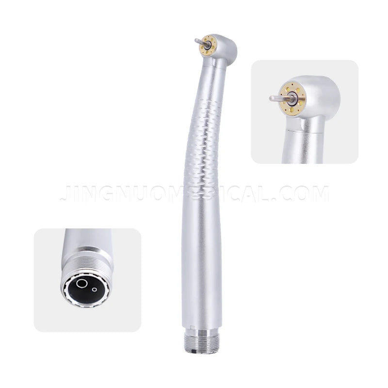 5 LED Dental Handpiece Lights with Water Spray Air Turbine High Speed Stainless Steel Ceramic Bearing Push Button Dentistry Tool