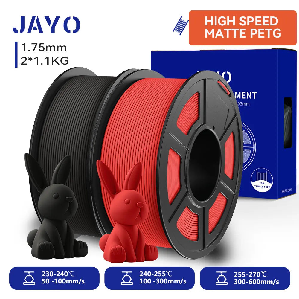 JAYO High Speed Matte PETG Filament For 3D Printing