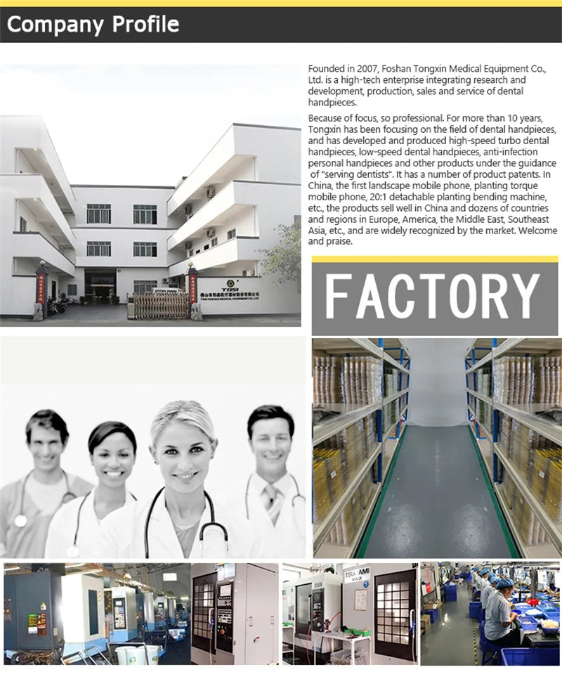 4Pcs/Kit LED High Speed Dental Handpiece Low Speed Kits With Lights E-generator Push Button 3 Water Spray 2/4 Holes