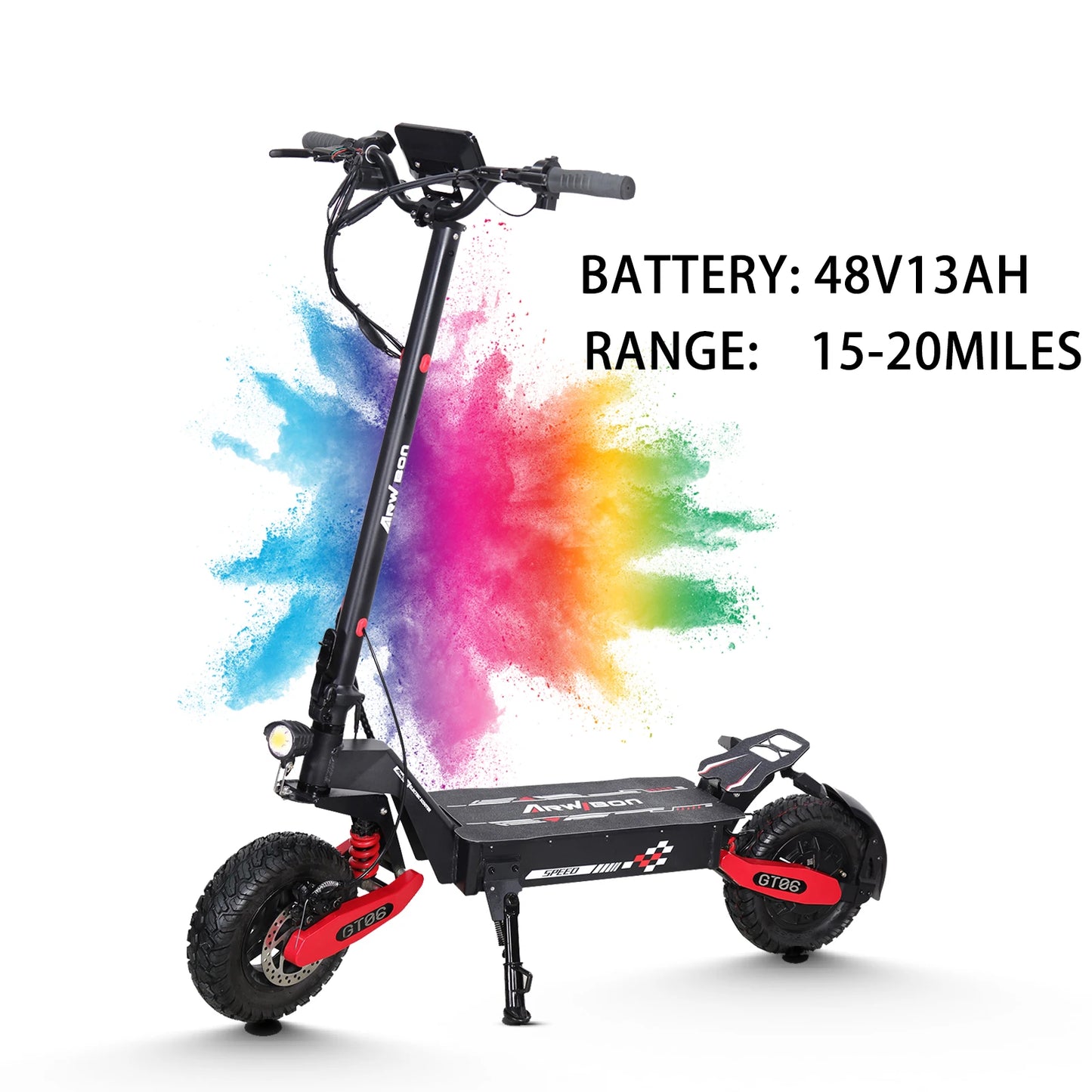 Arwibon GT06 1200W Foldable E-Scooter For Adults Off Road
