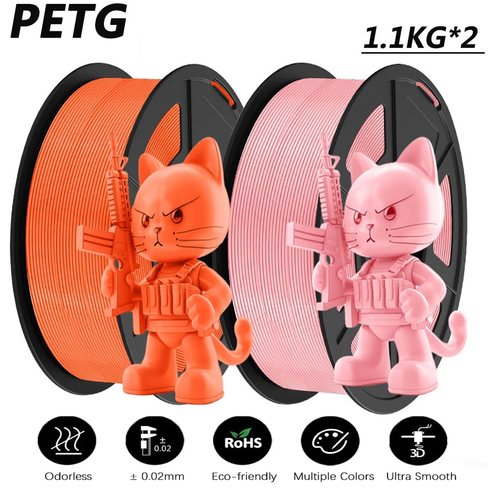 JAYO PETG 1.75mm High Speed Matte Filament for 3D Printers