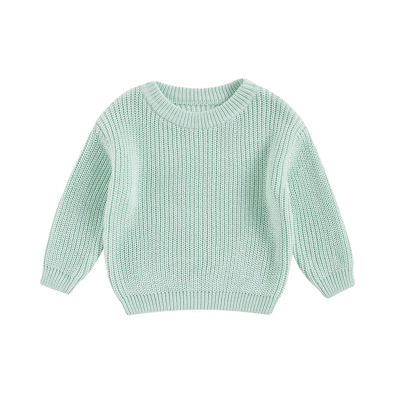 Suefunskry Newborn Unisex Knitted Long Sleeve Sweater