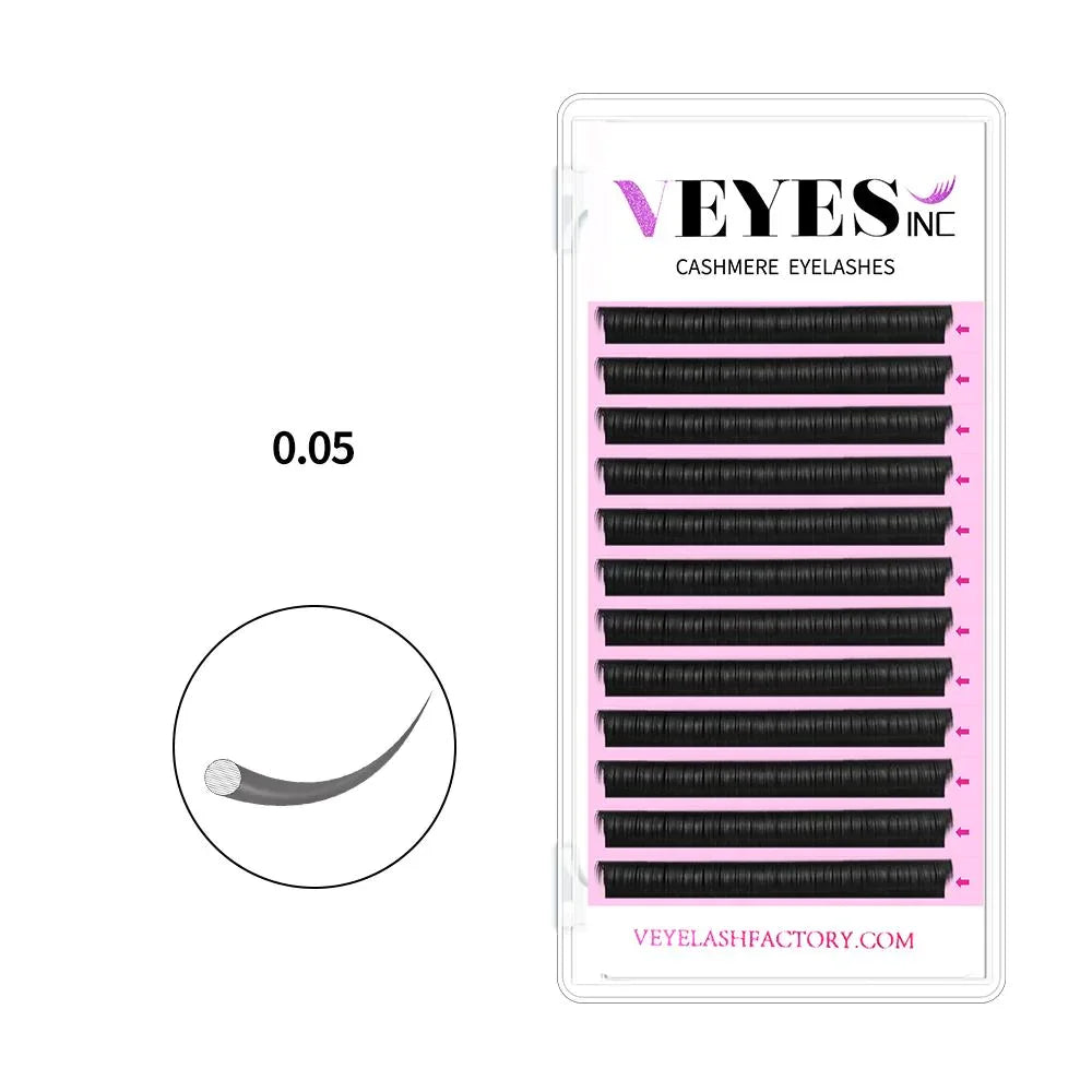 VEYES INC Cashmere Eyelash Extensions Faux Mink Lashes Natural Look
