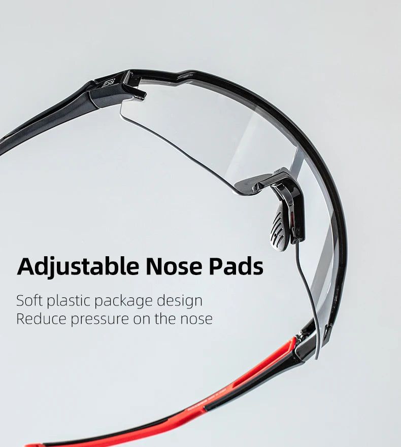 ROCKBROSC Cycling Glasses Polarized Photochromic UV400 Sunglasses