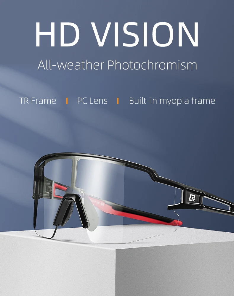 Rockbros Photochromic Polarized Cycling Glasses UV400 Eyewear