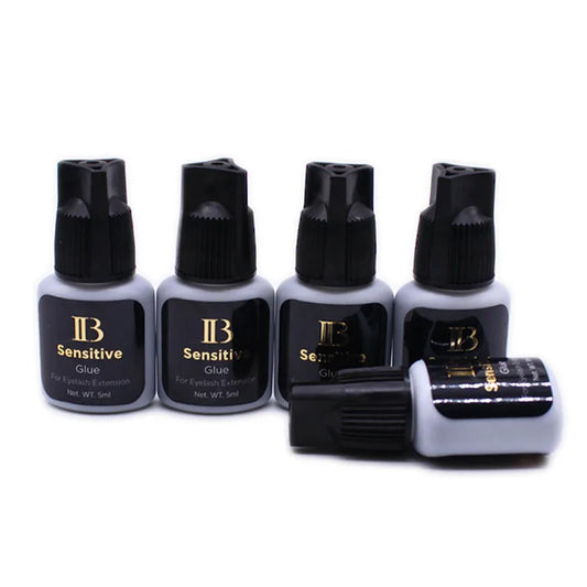 5Bottles IB Glue 5ml Individual Strongest Fast Drying Eyelash Extensions Glue Professional Lashes Adhesive Makeup Tools