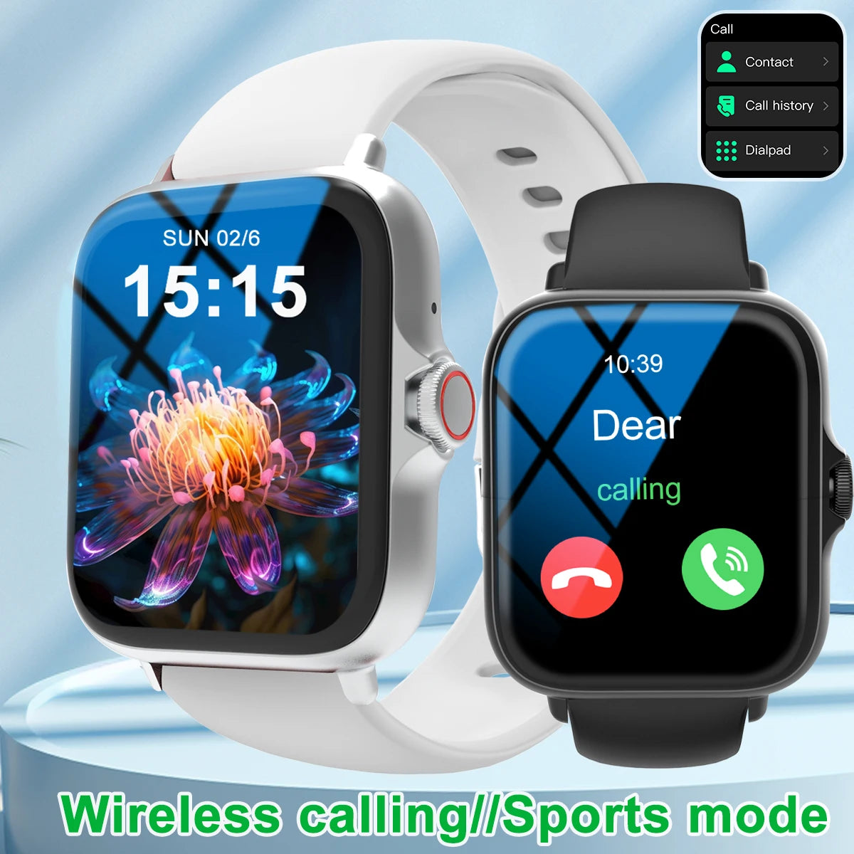LOMAXFR Smart Watch With Full Touch Screen, Calls And Messages