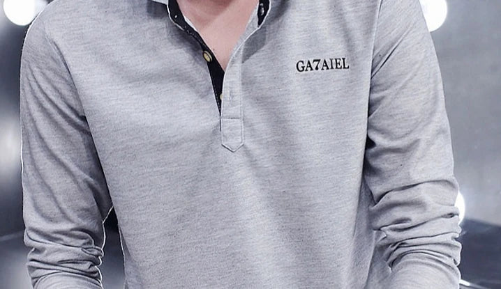 Shangkaka Men's Polo Shirt Slim Fit Casual Tee