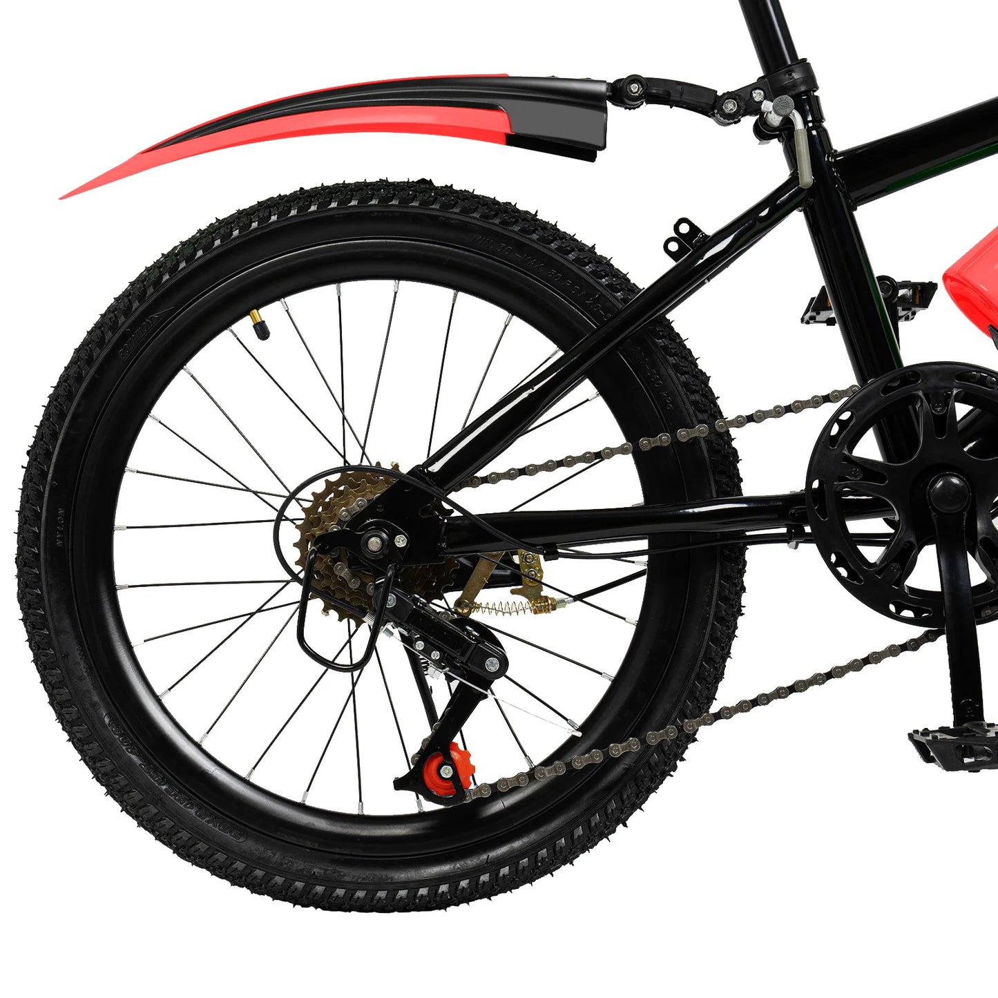 Fork Kids Mountain Bike 7 Speed With Mudguards And Kettle Holder