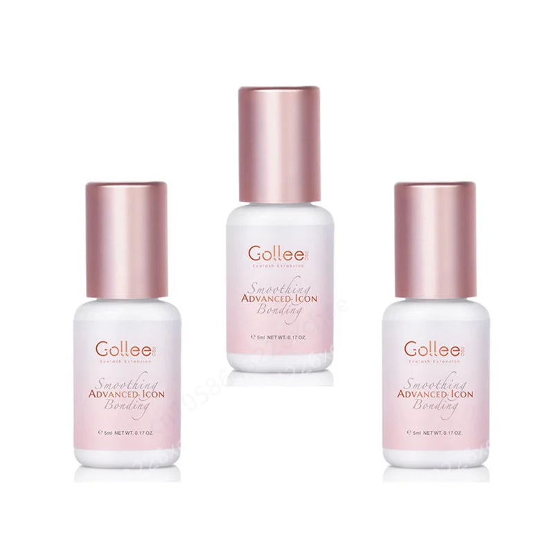 Pink Adhesive Gollee Eyelash Extension Glue 5ml Lashes Adhesive For Volume lashes Individual lashes Wholesale Price Own logo