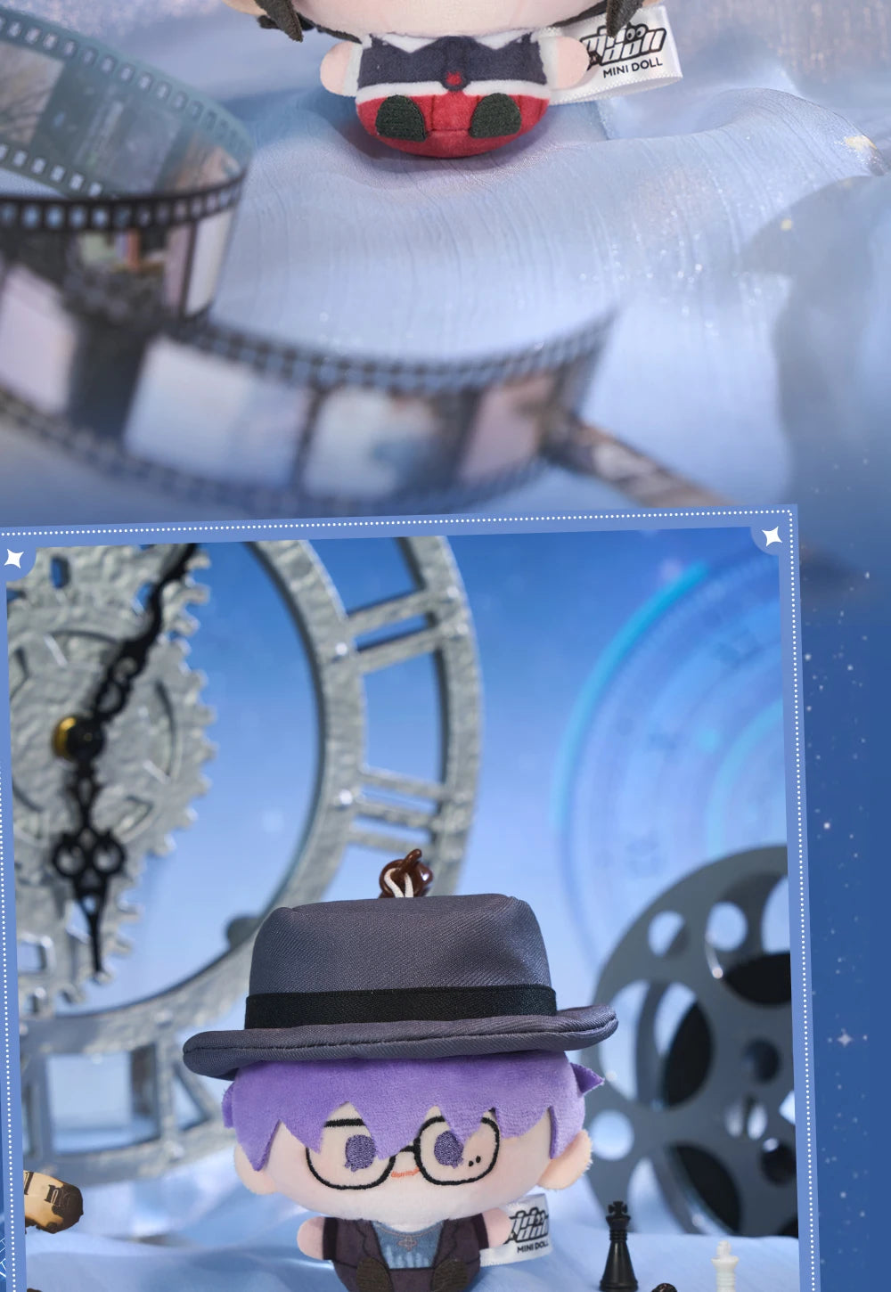 XOX MINI DOLL Time Agent Minidoll Plush Keychain Pendant Toy