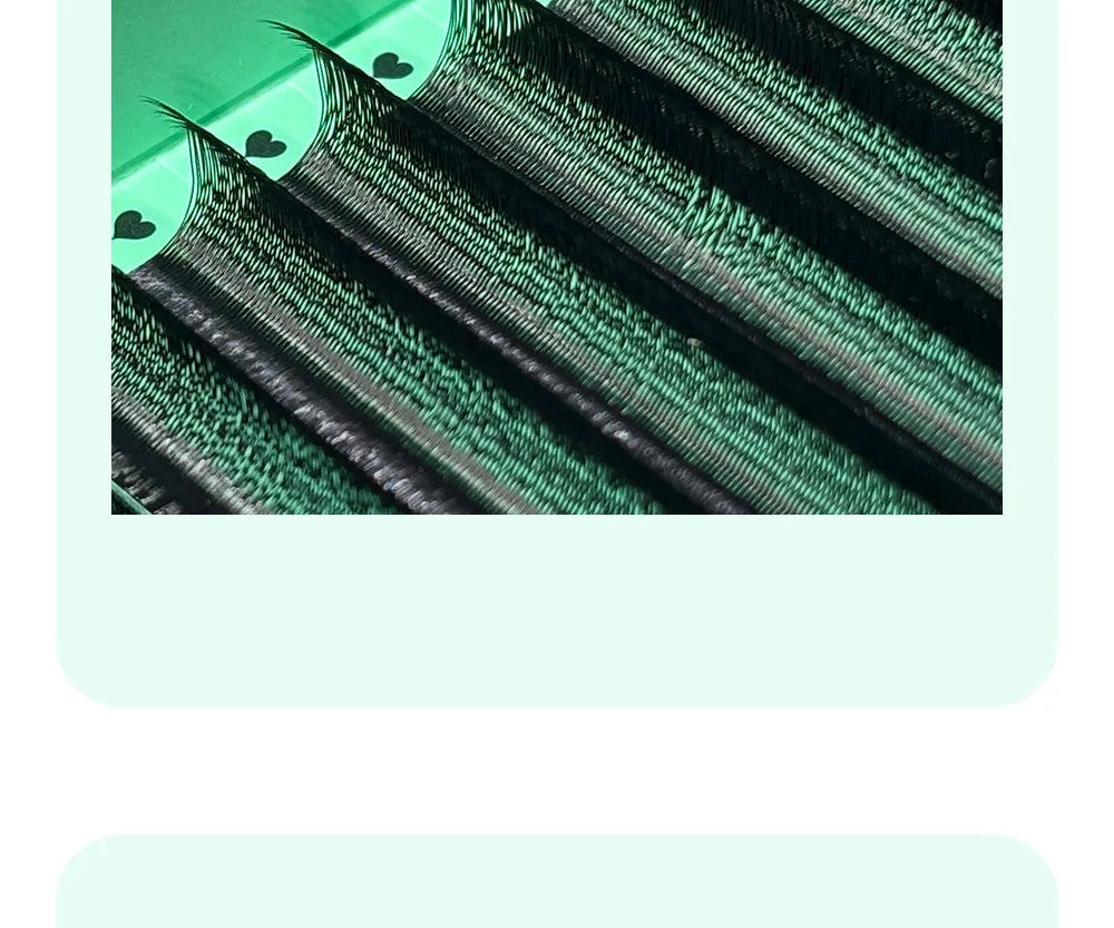 DIYDAY U-shaped 3D 4D 5D Eyelash Extension New Style U Shape W Bloom Lashes Premade Fans Lightweight Fluffy Mink Faux Eyelashes