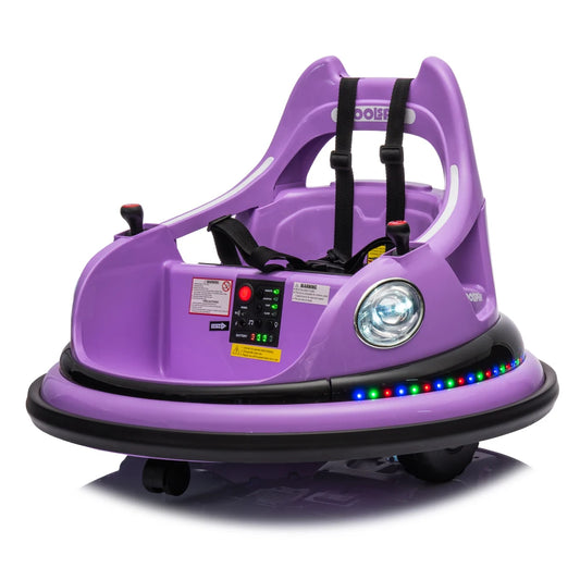 LWO 12V Ride On Bumper Car With Remote Control LED