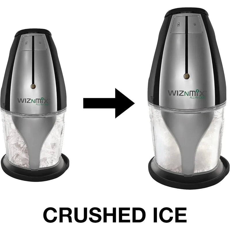 Salton WizNMix All-in-One Food Processor, Chopper & Blender for Mixing, Purees, Whipping, 750 ml Capacity, Black (FP2102BK)