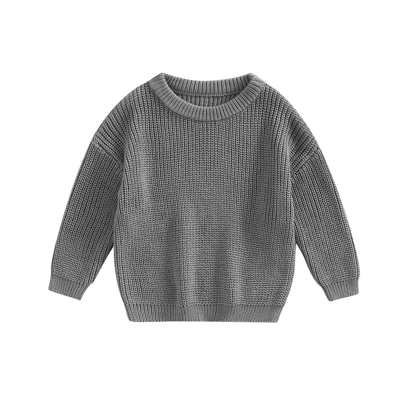 Suefunskry Newborn Unisex Knitted Long Sleeve Sweater