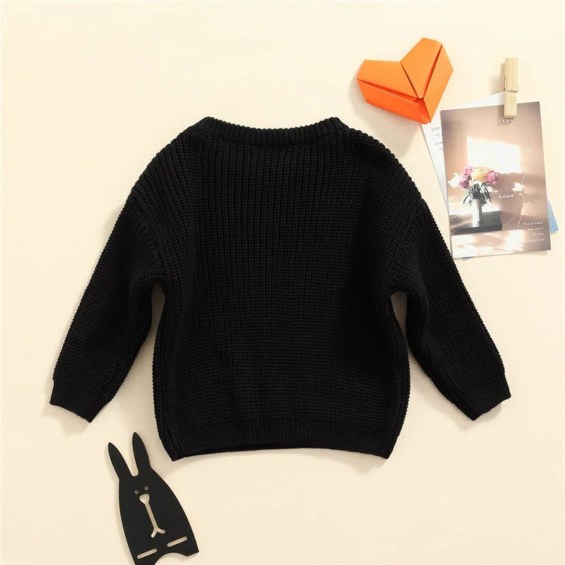 Suefunskry Newborn Unisex Knitted Long Sleeve Sweater
