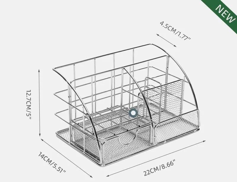 Hign-concerned Nordic Desktop Organizer Metal File Rack
