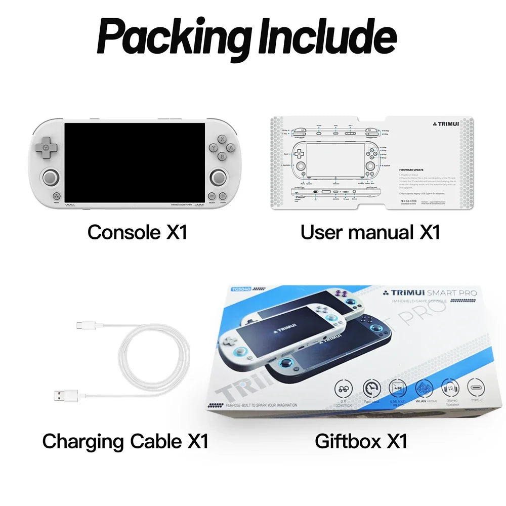 Trimui Smart Pro Handheld Game Console With IPS Screen