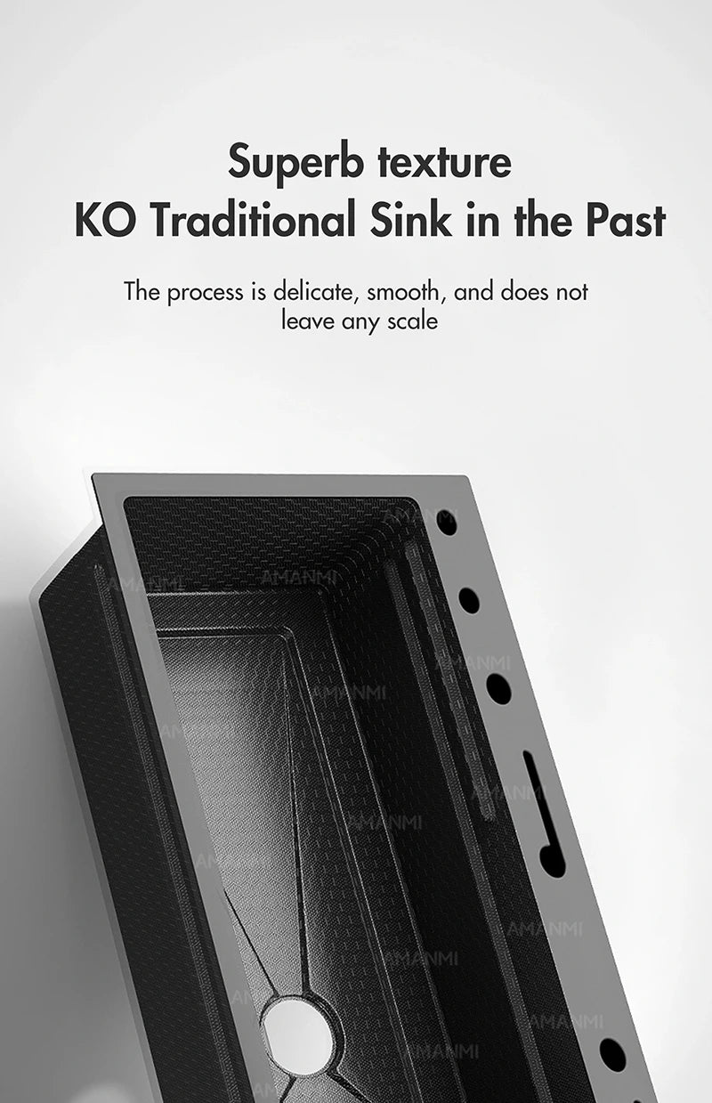 MYQualife 304 Stainless Waterfall Kitchen Sink Faucet With Digital Display