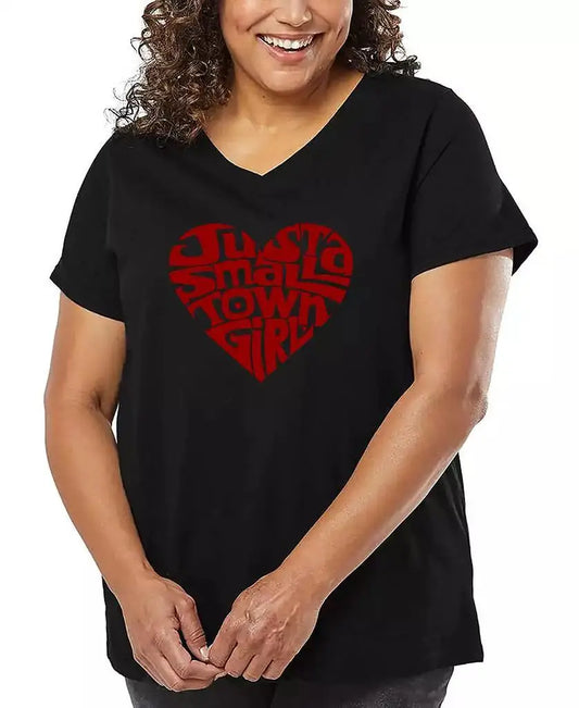 LA POP ART A Sophisticated Small Town Girl WordArt TeeShirt