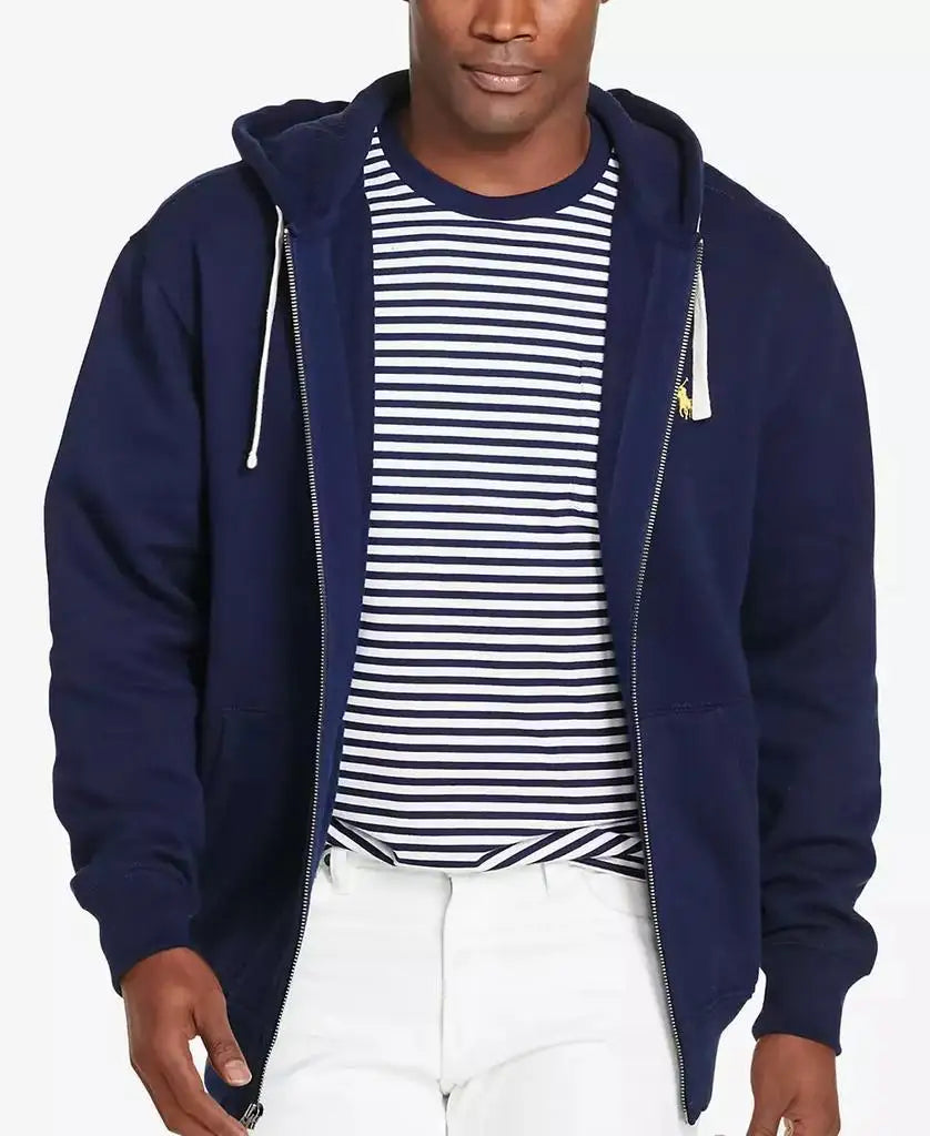 Polo Ralph Lauren Mens Big And Tall Full Zip Fleece Hoodie