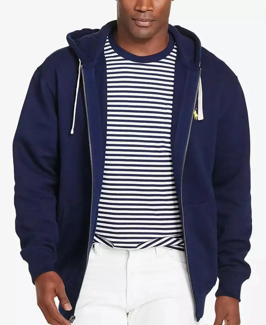 Polo Ralph Lauren Mens Big And Tall Full Zip Fleece Hoodie