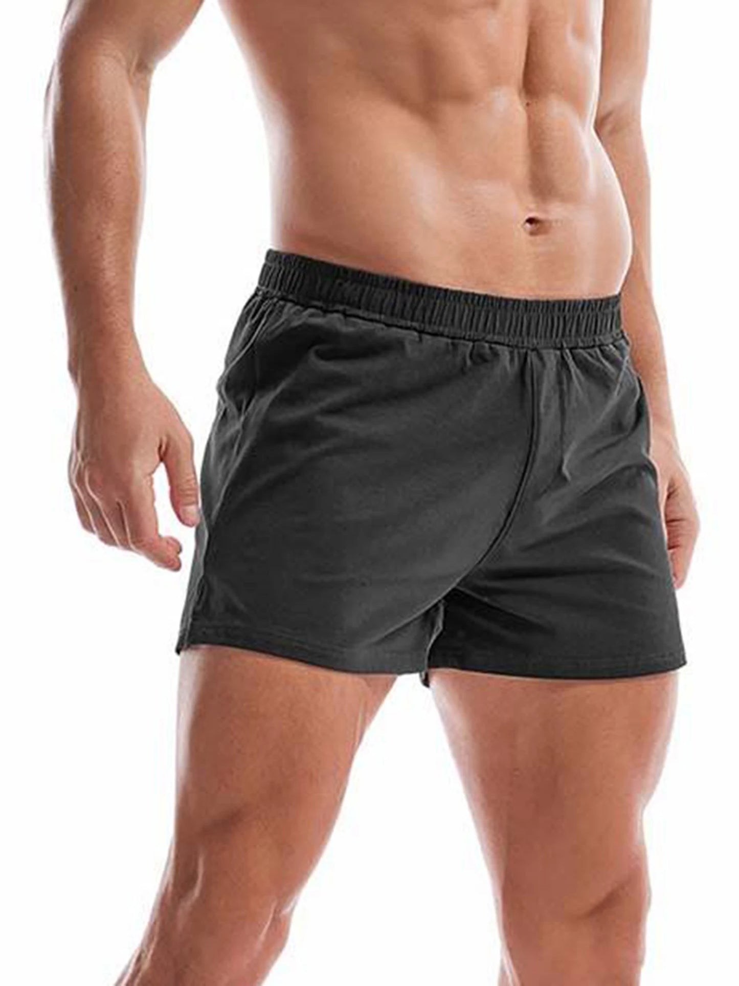 Mens Athletic Shorts Breathable Quick Dry With Pockets