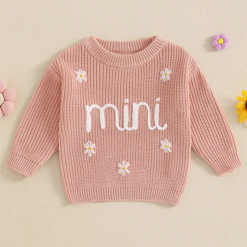 Toddler Girl Hooded Sweater Cozy Long Sleeve Knit Pullover Animal