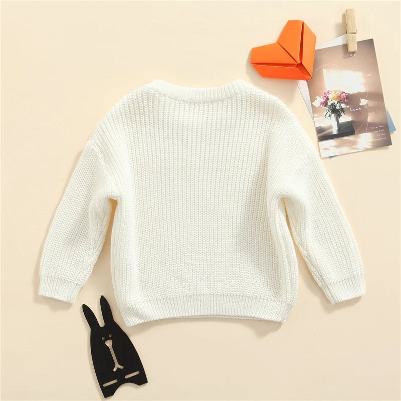 Suefunskry Newborn Unisex Knitted Long Sleeve Sweater