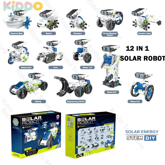 CONUSEA 12 In 1 Solar Robot Kit For STEM Building Toys