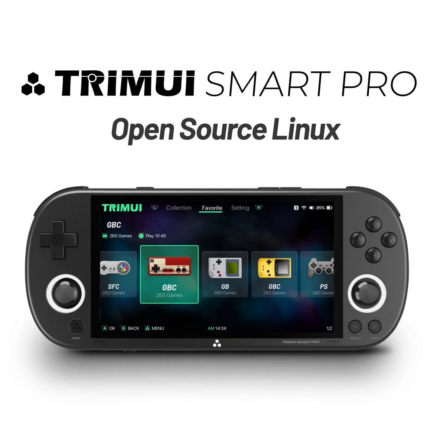 Trimui Smart Pro Handheld Game Console With IPS Screen