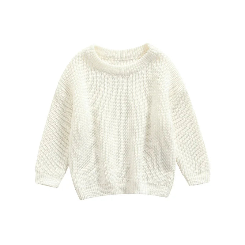 Suefunskry Newborn Unisex Knitted Long Sleeve Sweater
