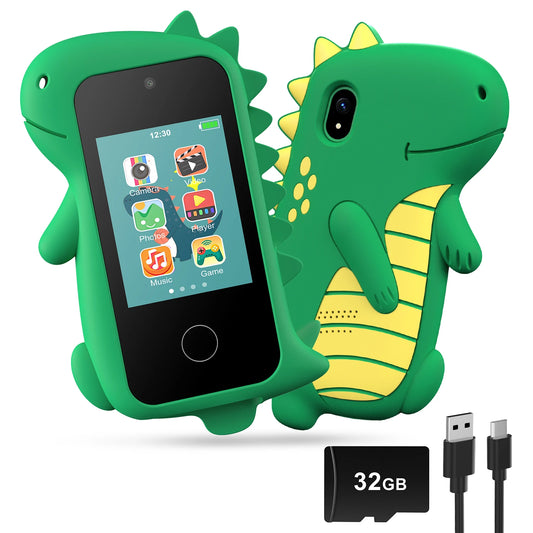 DIAMOOKYCN Kids Smart Phone Toy With Camera And MP3