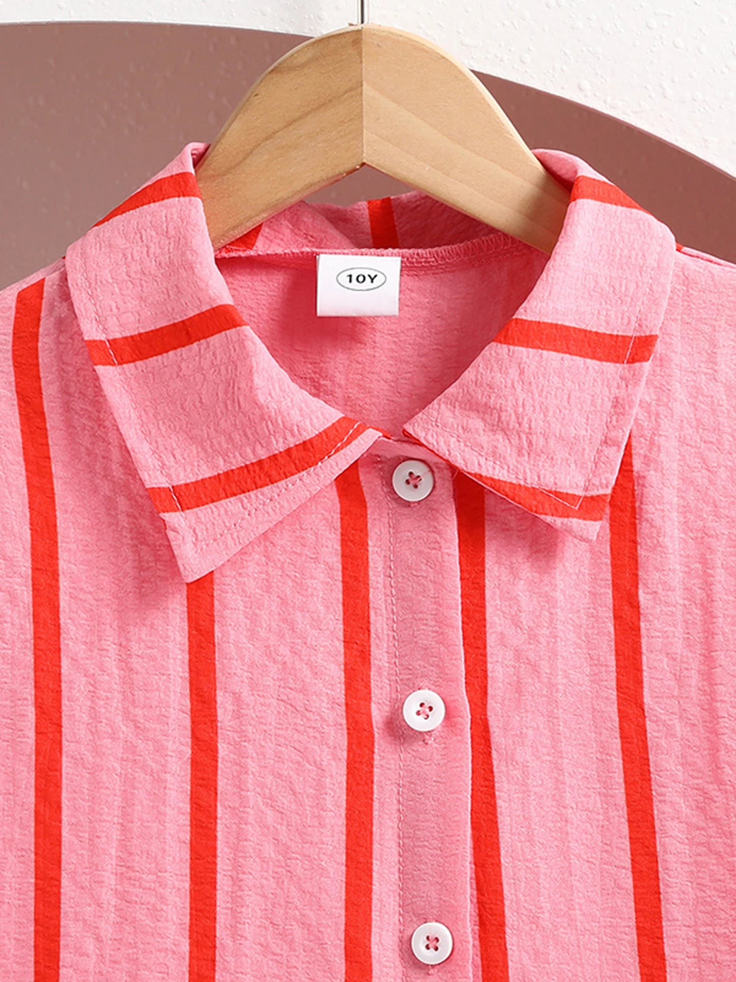 Girls 0to1Y Two Piece Fall Outfit Striped Top and Pants