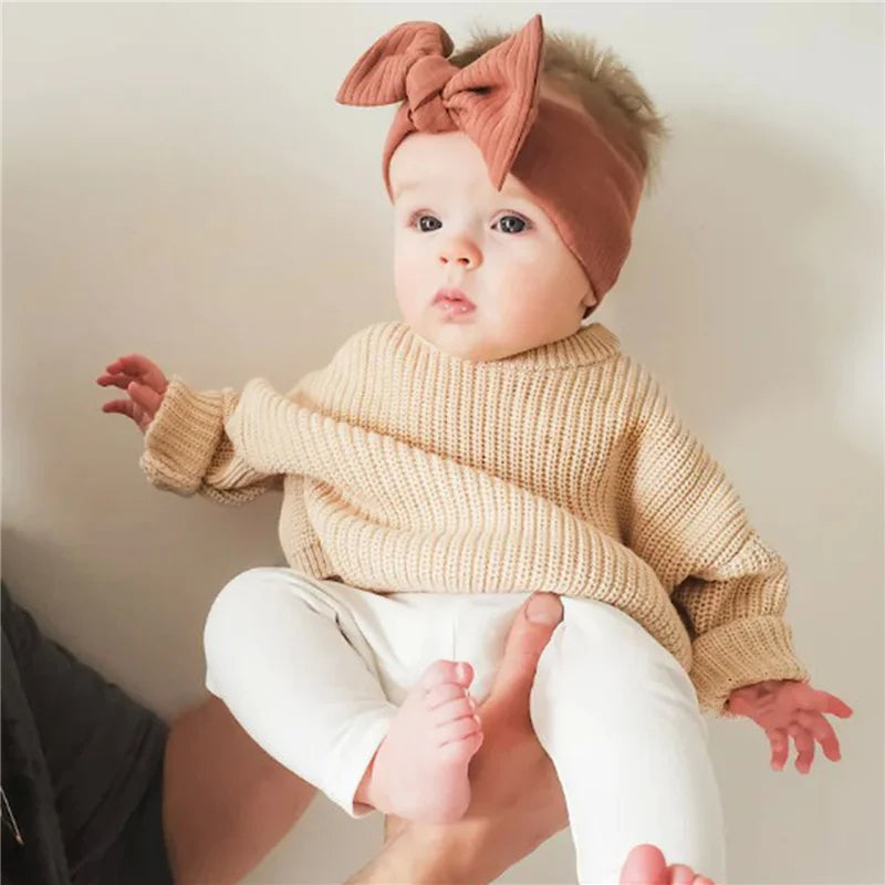 Suefunskry Newborn Unisex Knitted Long Sleeve Sweater