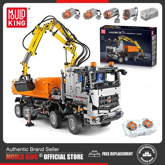 Mould King Arocs RC Truck Building Kit With MOC Bricks