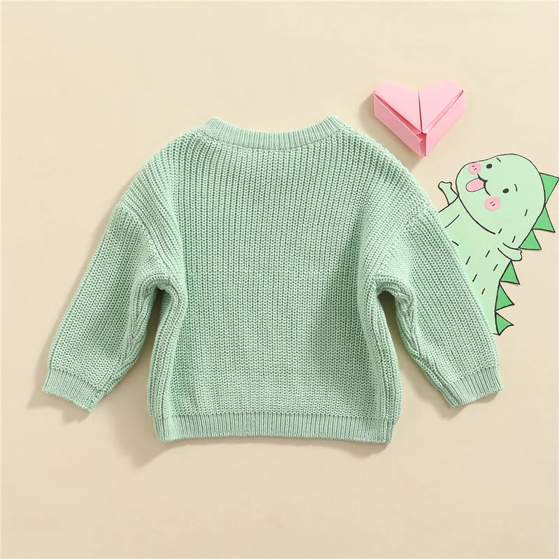 Suefunskry Newborn Unisex Knitted Long Sleeve Sweater