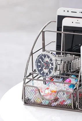 Hign-concerned Nordic Desktop Organizer Metal File Rack