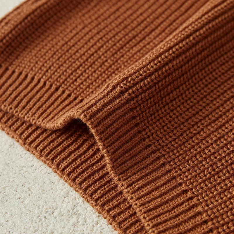 Suefunskry Newborn Unisex Knitted Long Sleeve Sweater