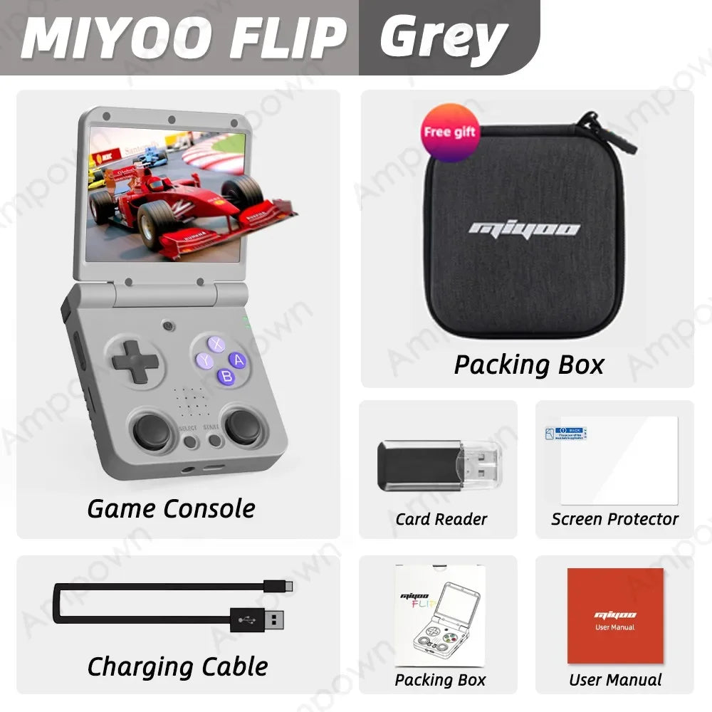 MIYOO Flip V2 Handheld Console With IPS Screen Onion OS