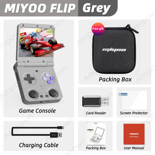MIYOO Flip V2 Handheld Console With IPS Screen Onion OS