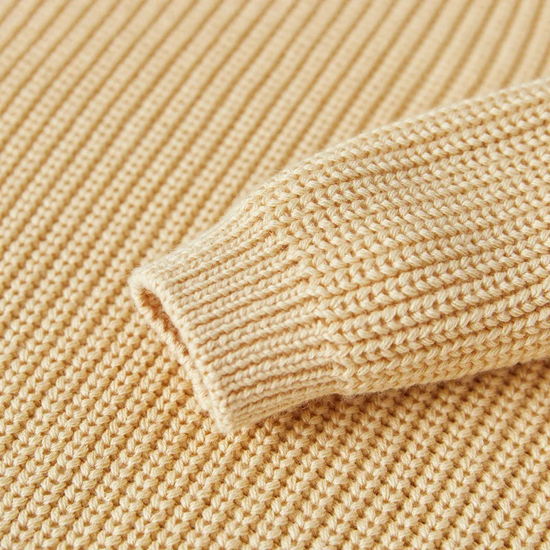 Suefunskry Newborn Unisex Knitted Long Sleeve Sweater