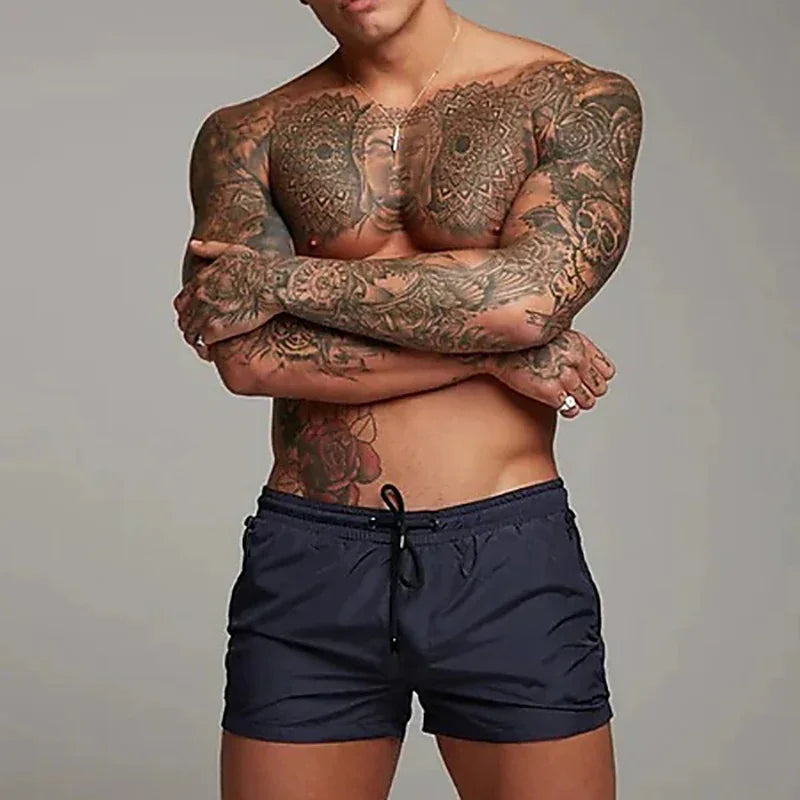 Mens Swimming Trunks Fashion Summer Swimwear Beach Shorts