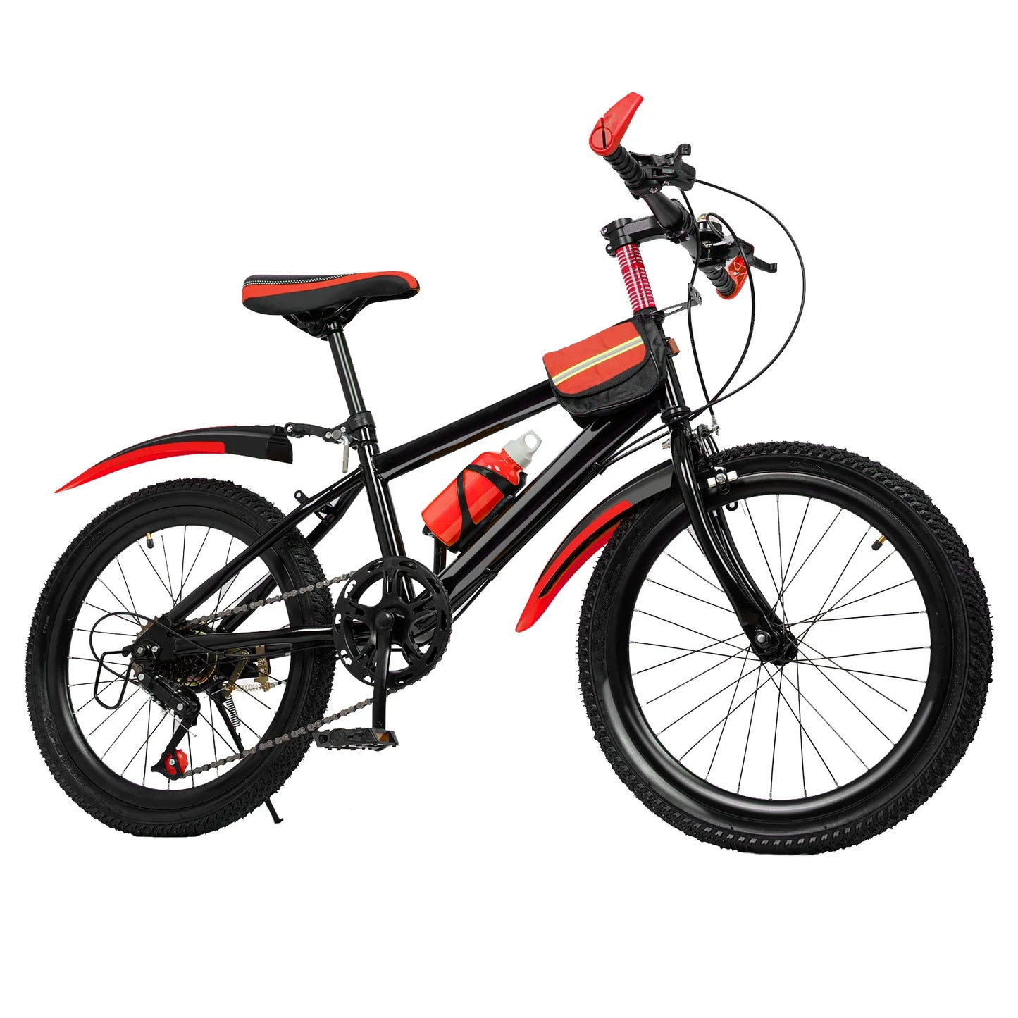 Fork Kids Mountain Bike 7 Speed With Mudguards And Kettle Holder