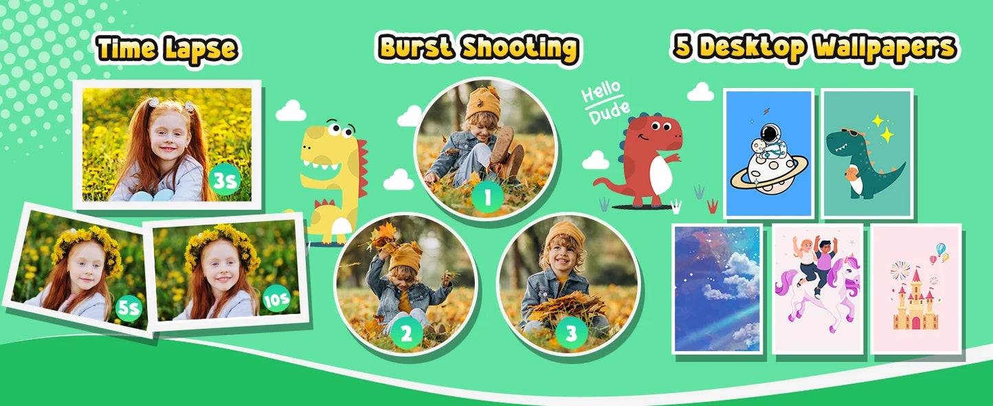 DIAMOOKYCN Kids Smart Phone Toy Educational Camera For Kids