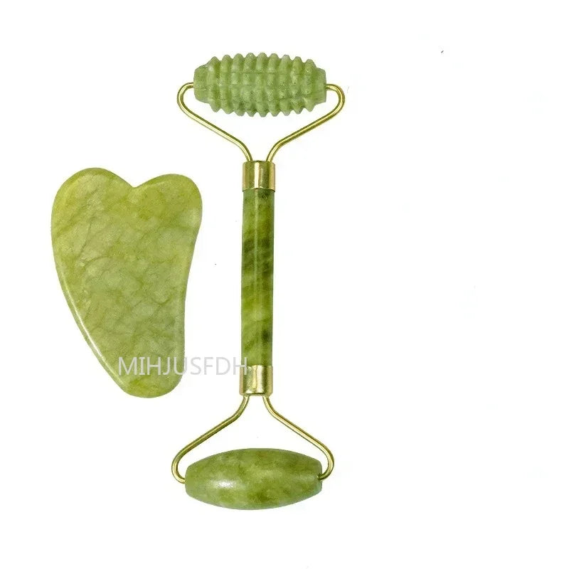 MIHJUSFDH Jade Roller Massager for Face Body Back Massage