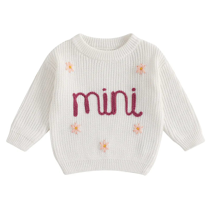 Toddler Girl Hooded Sweater Cozy Long Sleeve Knit Pullover Animal