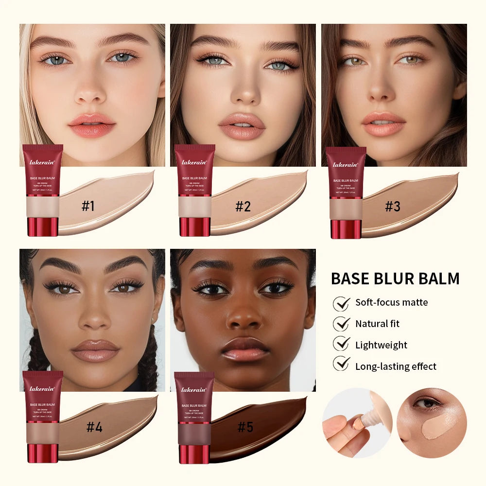 Ibcccndc Liquid Foundation Concealer Long Lasting Waterproof Makeup Base