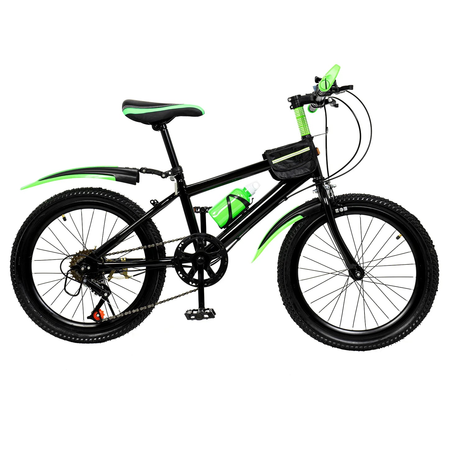 Fork Kids Mountain Bike 7 Speed With Mudguards And Kettle Holder